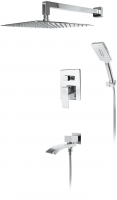 Душевая система Hansberge CUBITO H6077C Хром